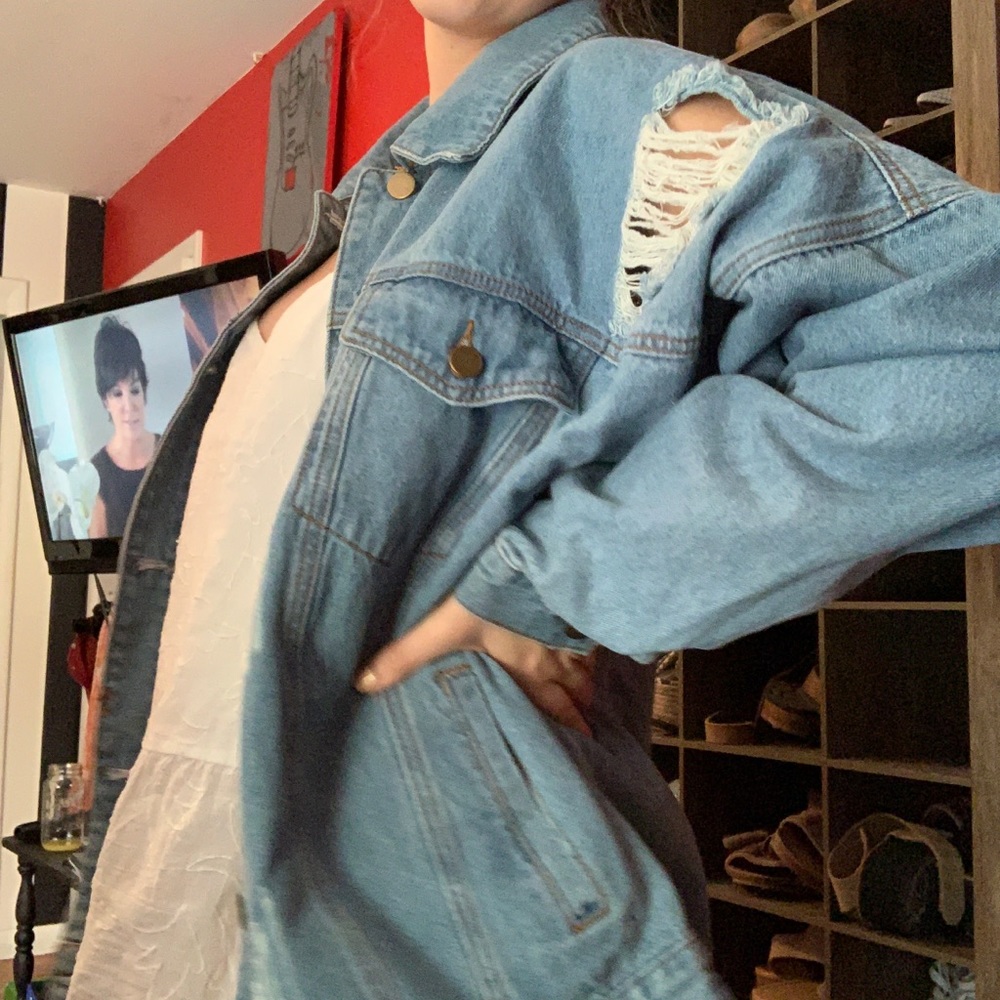 Oversized Denim Jacket  (4 for $25)